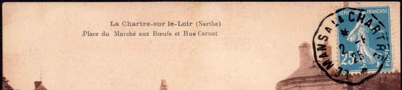 Courrier-Convoyeur-Ligne Le Mans à La Chartre  Type 3